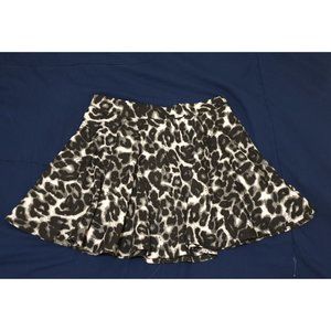 Forever 21 Leopard Print Circle Skirt